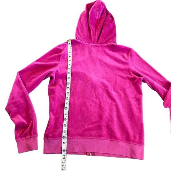 Y2K Juicy Couture Barbie Pink
Velour Velvet Tracksuit Sweater
Size XL - Picture 5 of 7